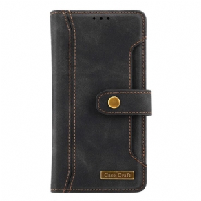 Læder Cover Xiaomi Redmi Note 10 Pro Med Case Craft-strop