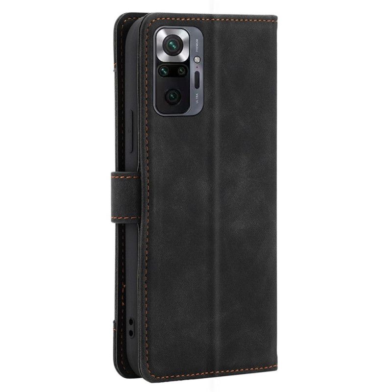 Læder Cover Xiaomi Redmi Note 10 Pro Med Case Craft-strop