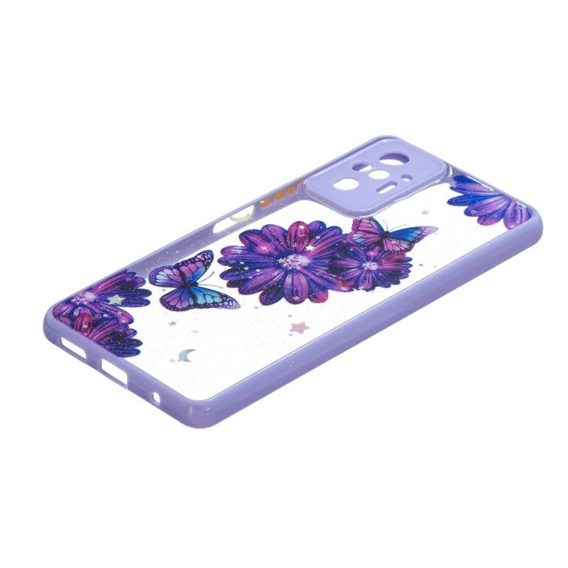 Mobilcover Xiaomi Redmi Note 10 Pro Floral Butterfly Hybrid