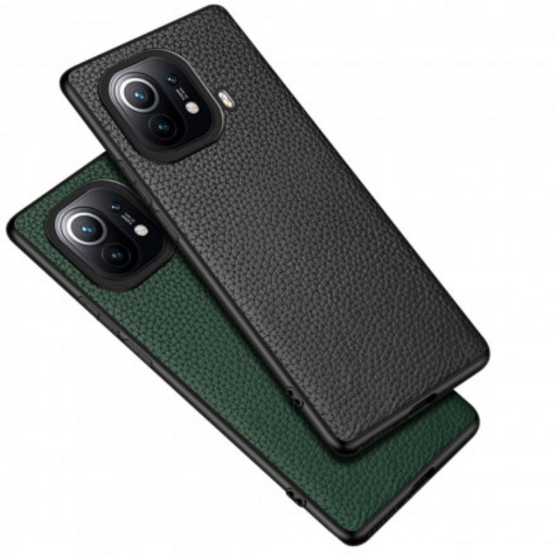 Cover Xiaomi Mi 11 Pro Ægte Litchi Læder