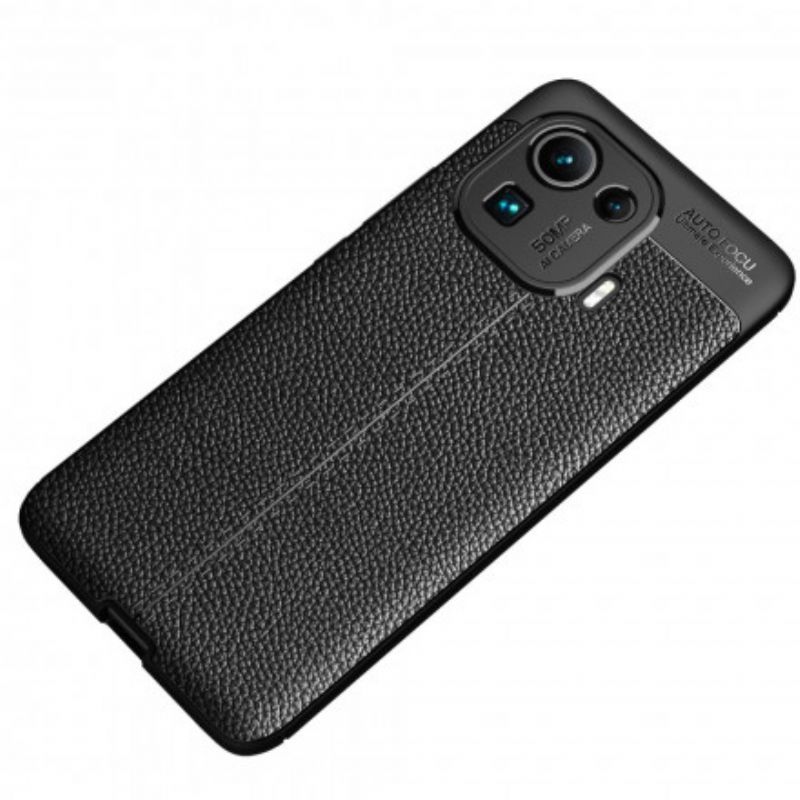 Cover Xiaomi Mi 11 Pro Dobbelt Linje Litchi Lædereffekt