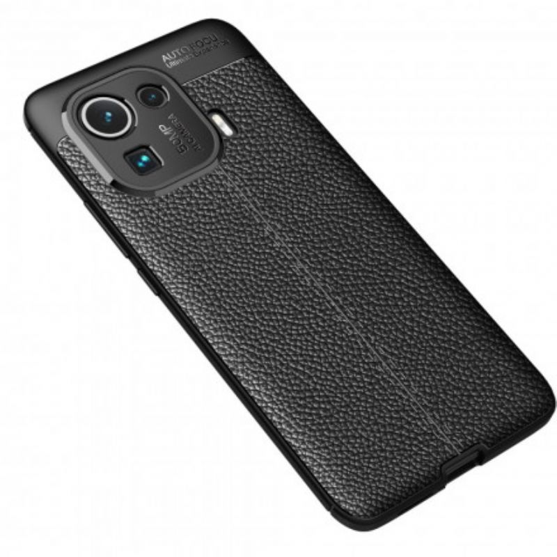 Cover Xiaomi Mi 11 Pro Dobbelt Linje Litchi Lædereffekt