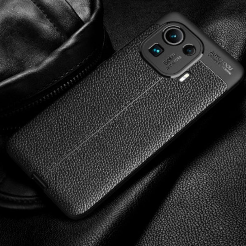 Cover Xiaomi Mi 11 Pro Dobbelt Linje Litchi Lædereffekt