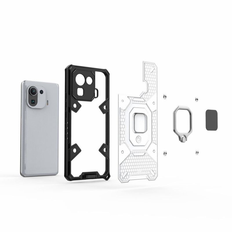 Cover Xiaomi Mi 11 Pro Honeycomb Med Ring