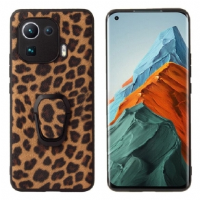 Cover Xiaomi Mi 11 Pro Ringstøtte I Leopardstil