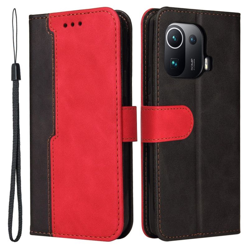 Flip Cover Xiaomi Mi 11 Pro Tofarvet