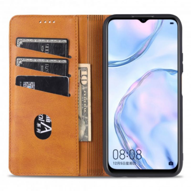 Cover Vivo Y72 5G Flip Cover Azns Læderstil