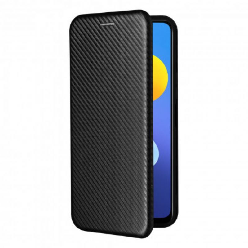 Cover Vivo Y72 5G Flip Cover Farvet Carbon Silikone