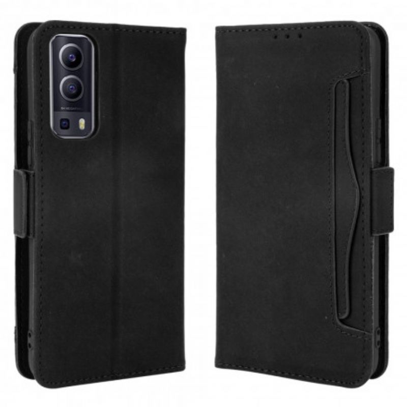 Flip Cover Vivo Y72 5G Førsteklasses Multikort