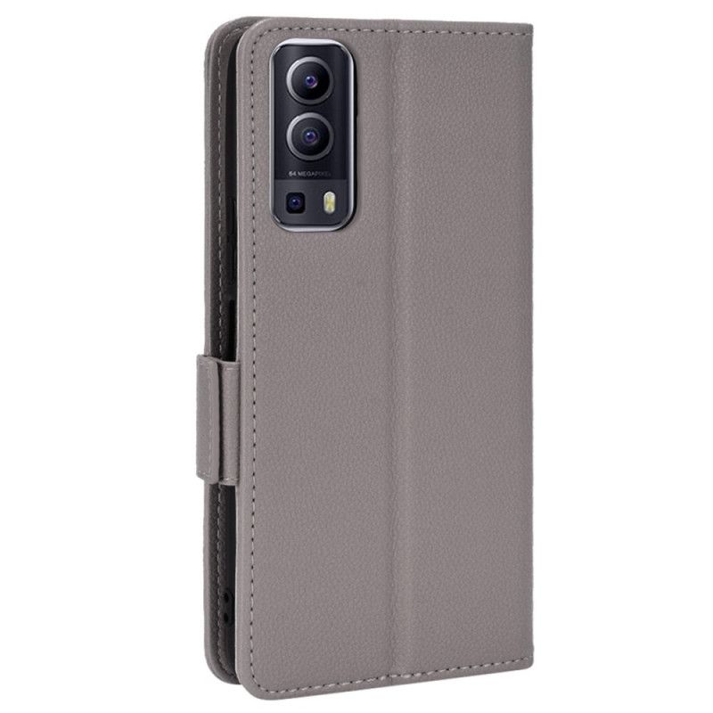 Flip Cover Vivo Y72 5G Læder Cover Dobbelt Nye Farver Flap