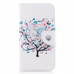 Flip Cover Samsung Galaxy J5 2017 Blomstret Træ