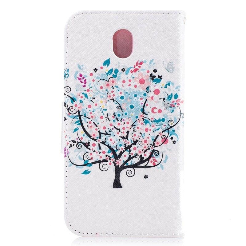 Flip Cover Samsung Galaxy J5 2017 Blomstret Træ