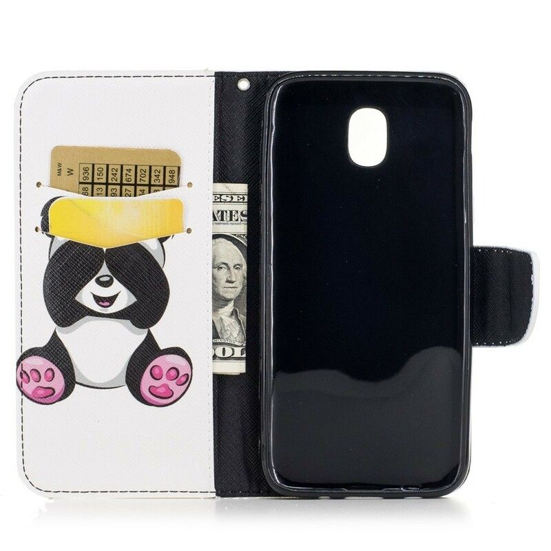 Flip Cover Samsung Galaxy J5 2017 Panda Sjov