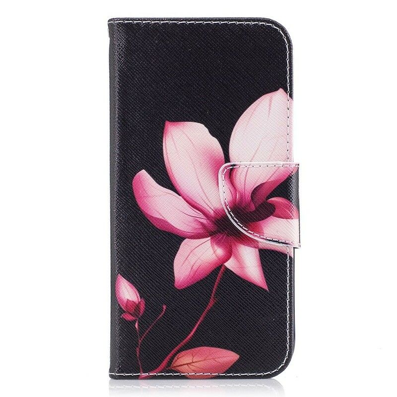 Flip Cover Samsung Galaxy J5 2017 Pink Blomst