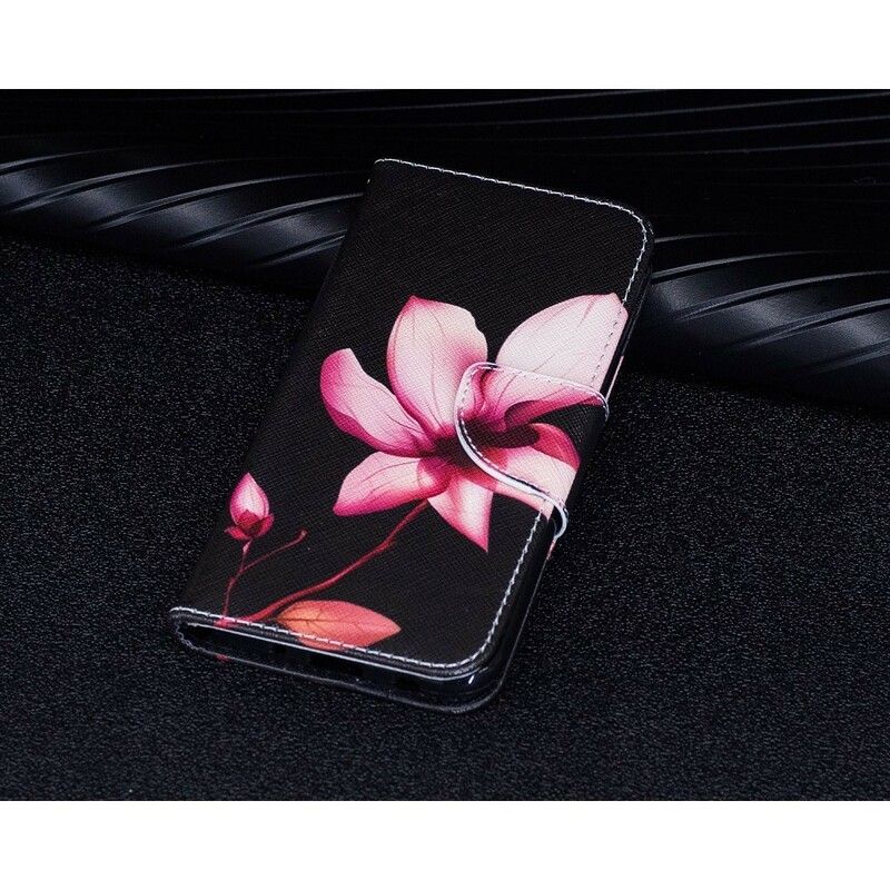 Flip Cover Samsung Galaxy J5 2017 Pink Blomst