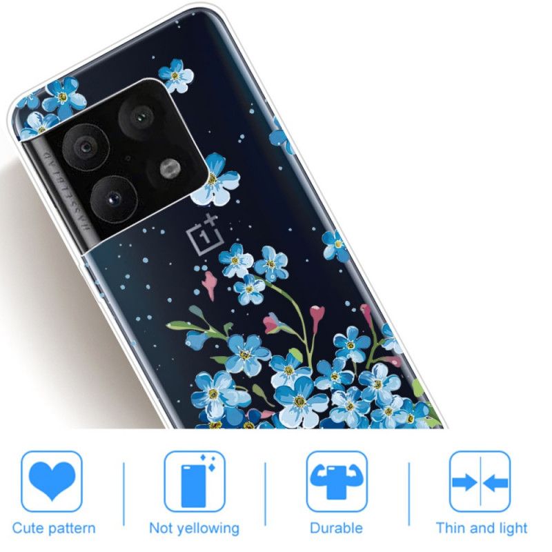 Cover OnePlus 10 Pro 5G Blå Blomster