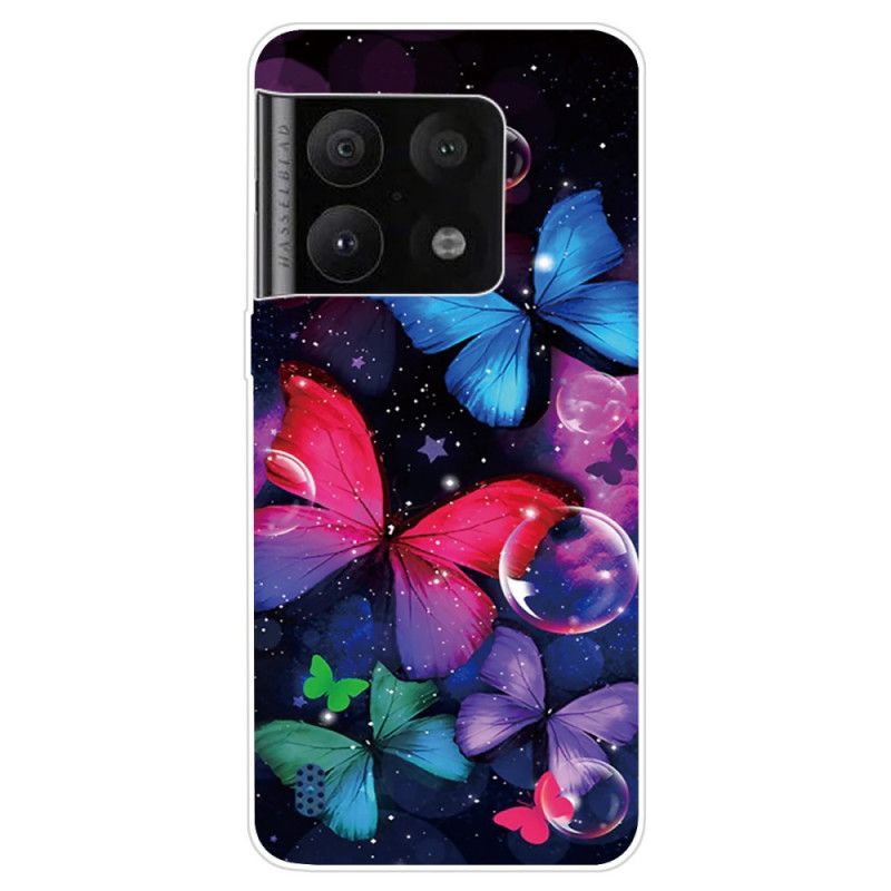 Cover OnePlus 10 Pro 5G Fleksible Sommerfugle