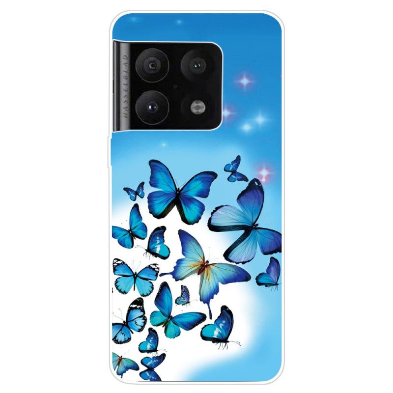 Cover OnePlus 10 Pro 5G Flight Of Blue Butterflies