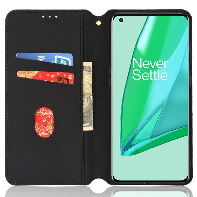 Cover OnePlus 10 Pro 5G Flip Cover Diamant Lædereffekt