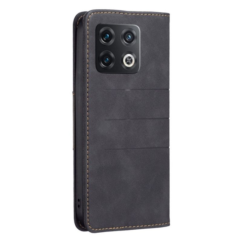 Cover OnePlus 10 Pro 5G Flip Cover Læderstil Binfen Farve