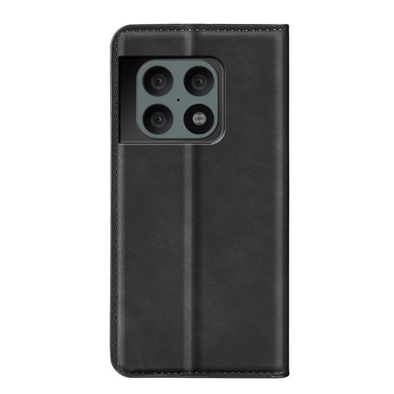 Cover OnePlus 10 Pro 5G Flip Cover Silkeblødt Lædereffekt