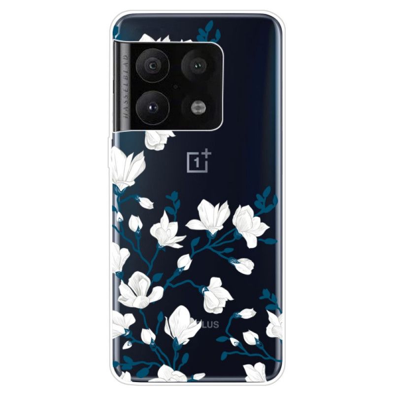 Cover OnePlus 10 Pro 5G Hvide Blomster