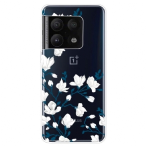 Cover OnePlus 10 Pro 5G Hvide Blomster