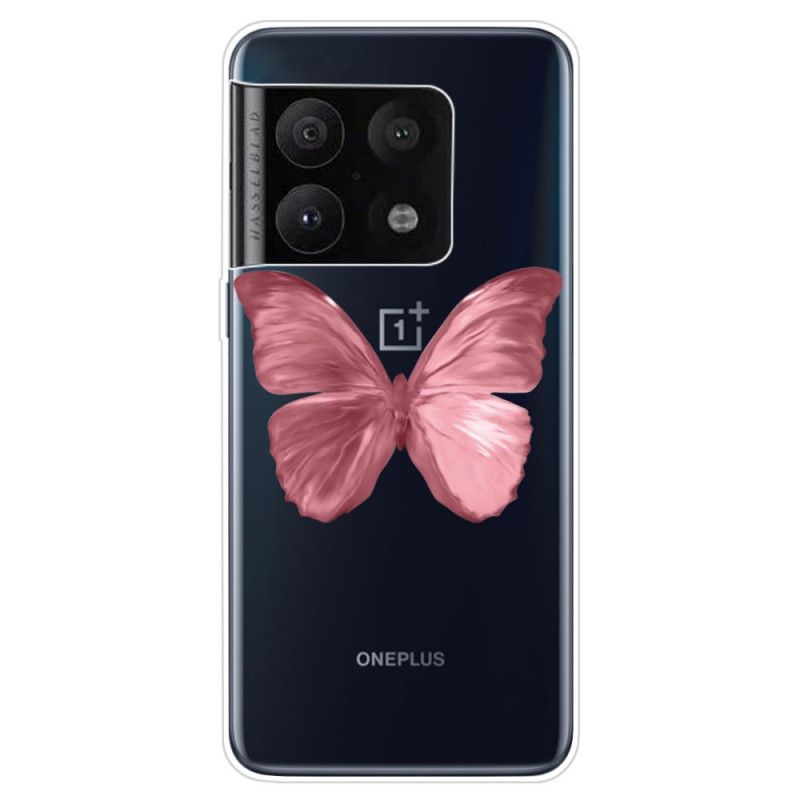 Cover OnePlus 10 Pro 5G Pink Sommerfugleslange