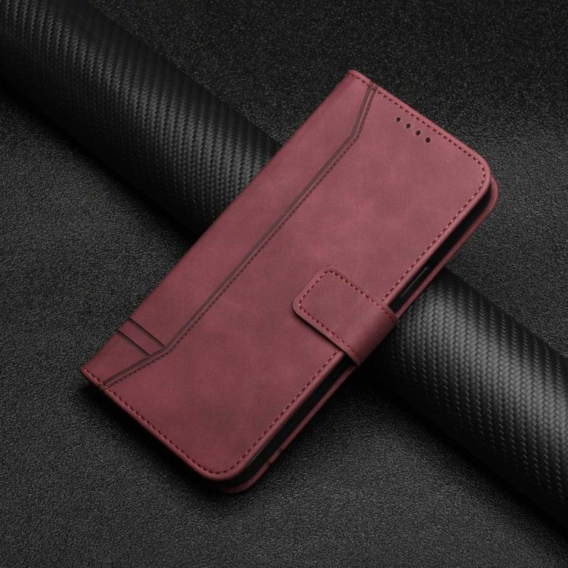 Flip Cover OnePlus 10 Pro 5G Med Snor Smil Strappy