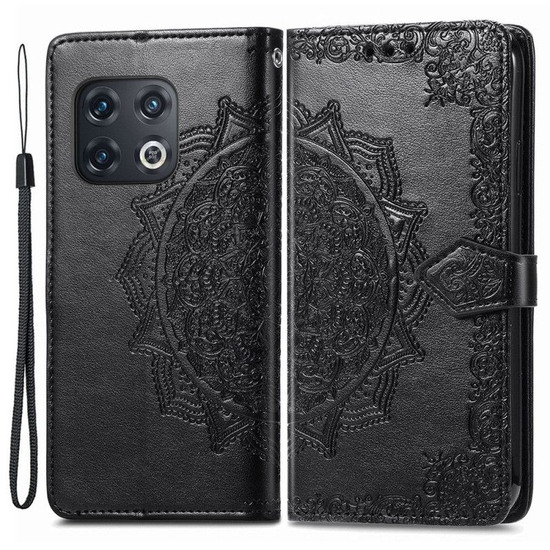 Flip Cover OnePlus 10 Pro 5G Med Snor Tribal Strappy Mandala