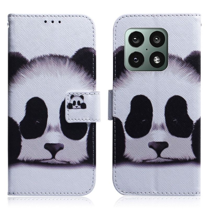 Flip Cover OnePlus 10 Pro 5G Panda Ansigt