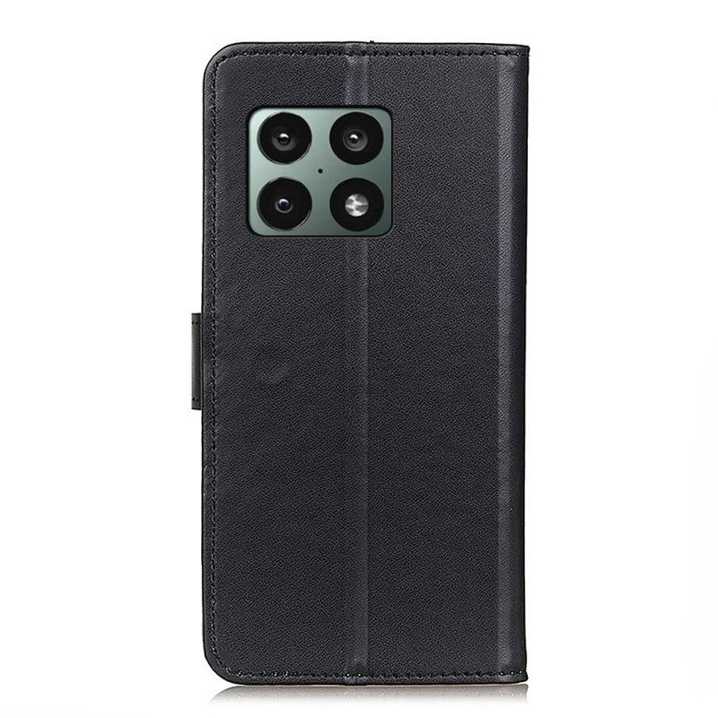 Flip Cover OnePlus 10 Pro 5G Simpelt Kunstlæder