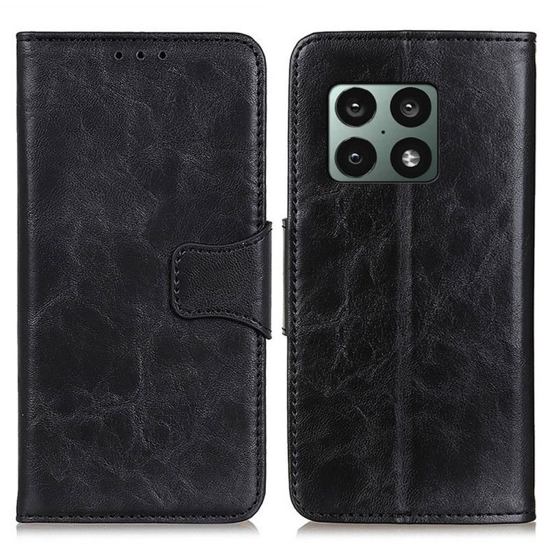 Læder Cover OnePlus 10 Pro 5G Flip Cover Dobbeltsidet Magnetklap