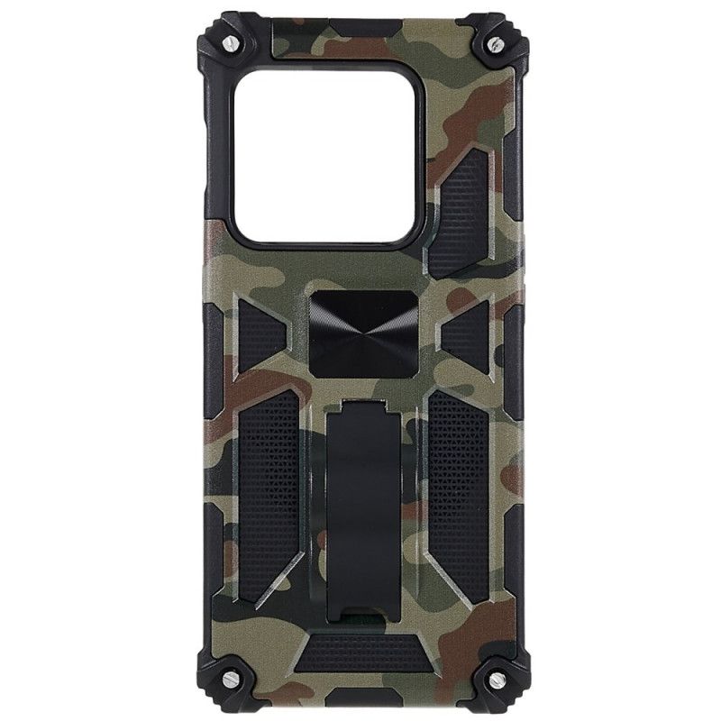 Mobilcover OnePlus 10 Pro 5G Camouflage Aftagelig Støtte