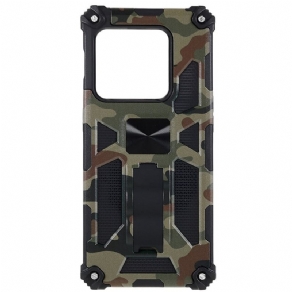 Mobilcover OnePlus 10 Pro 5G Camouflage Aftagelig Støtte