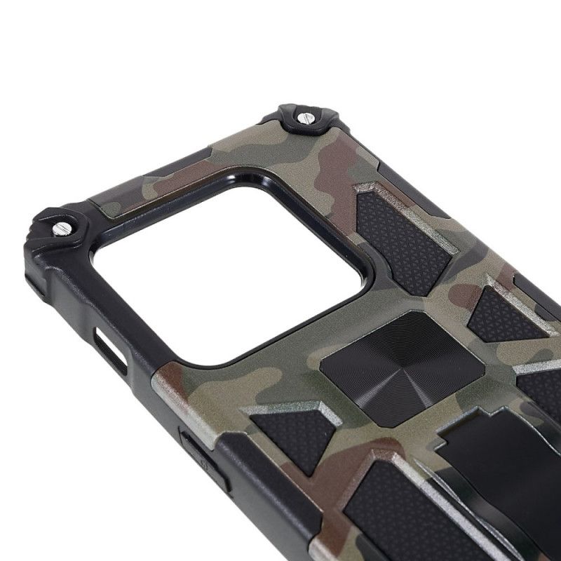 Mobilcover OnePlus 10 Pro 5G Camouflage Aftagelig Støtte