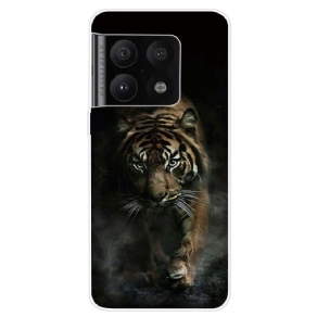 Mobilcover OnePlus 10 Pro 5G Fleksibel Tiger I Tåge