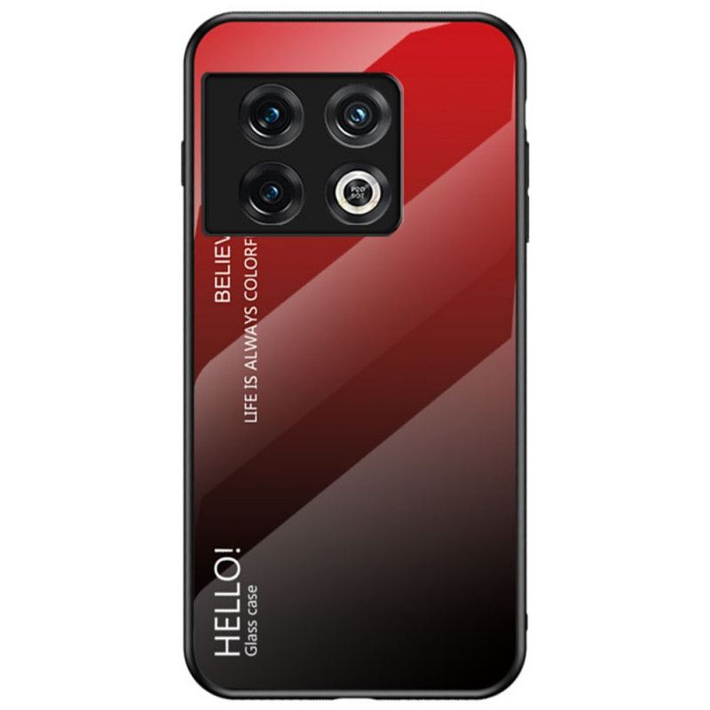 Mobilcover OnePlus 10 Pro 5G Hej Hærdet Glas