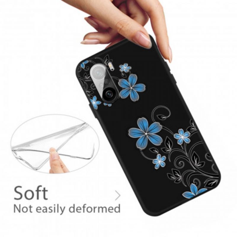 Cover Xiaomi Mi 11i 5G / Poco F3 Blå Blomster