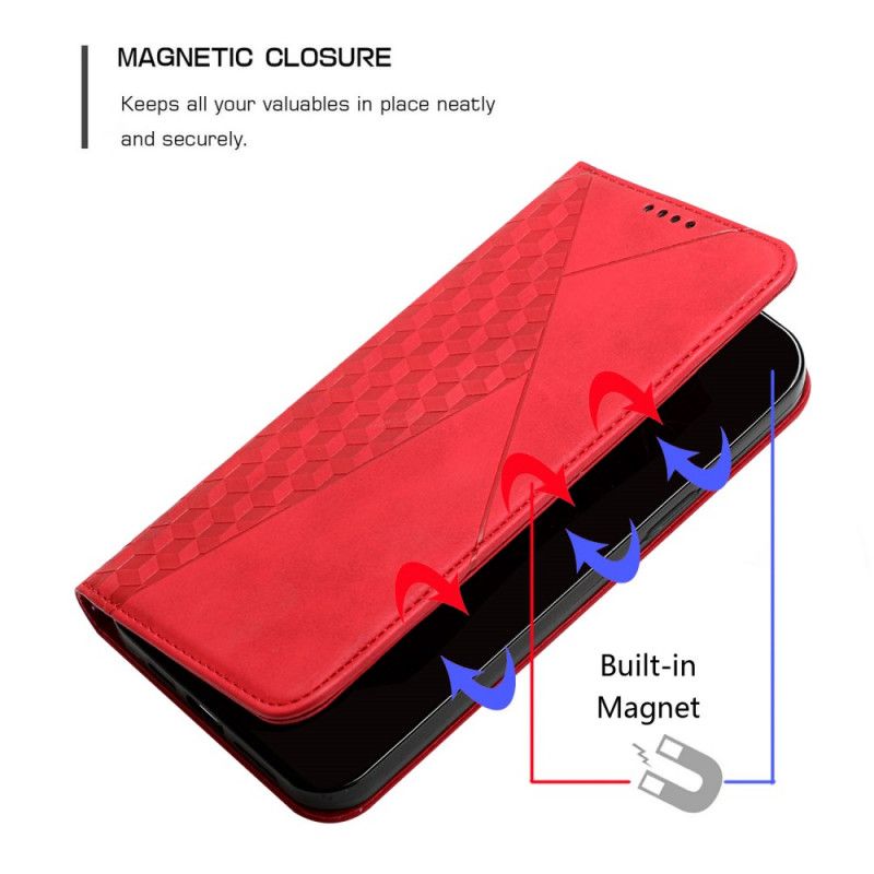 Cover Xiaomi Mi 11i 5G / Poco F3 Flip Cover Geo Lædereffekt