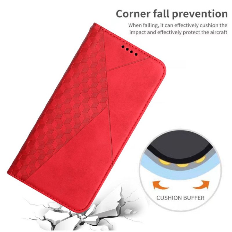 Cover Xiaomi Mi 11i 5G / Poco F3 Flip Cover Geo Lædereffekt