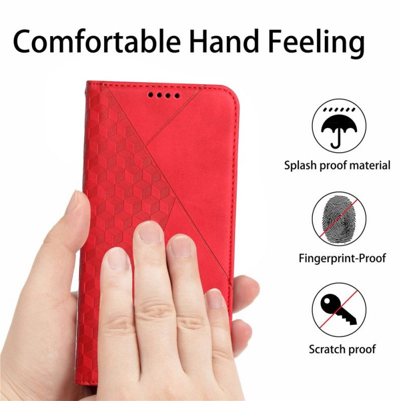 Cover Xiaomi Mi 11i 5G / Poco F3 Flip Cover Geo Lædereffekt