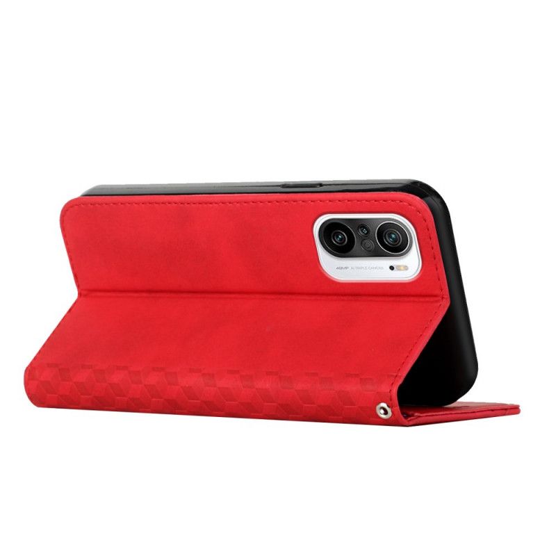 Cover Xiaomi Mi 11i 5G / Poco F3 Flip Cover Geo Lædereffekt