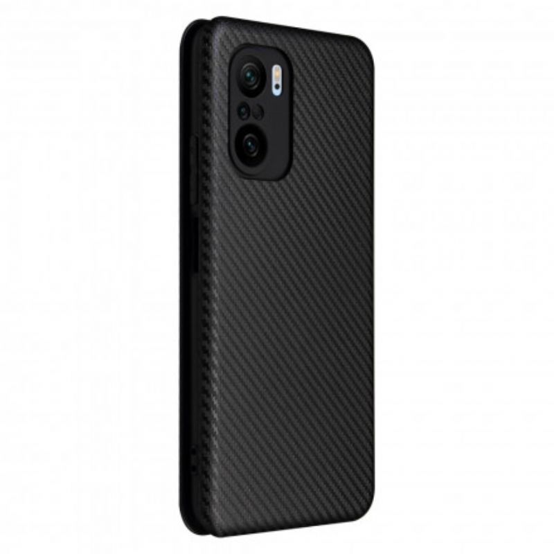 Cover Xiaomi Mi 11i 5G / Poco F3 Flip Cover Kulfiber Med Støttering