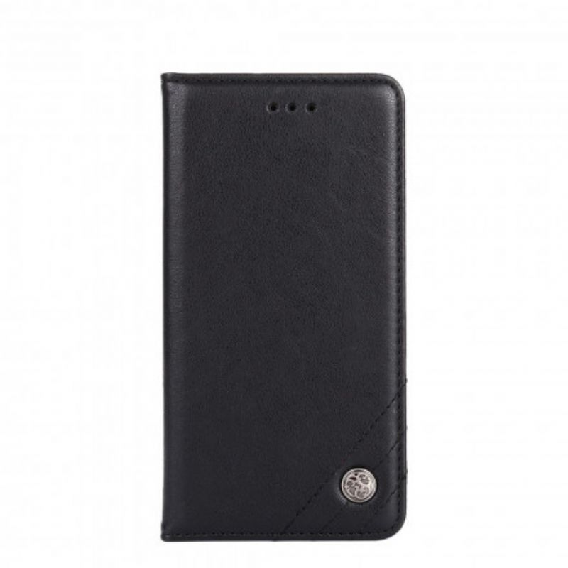 Cover Xiaomi Mi 11i 5G / Poco F3 Flip Cover Nittelæderstil