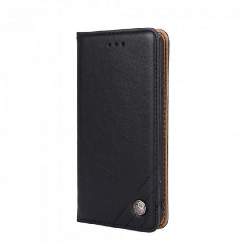 Cover Xiaomi Mi 11i 5G / Poco F3 Flip Cover Nittelæderstil