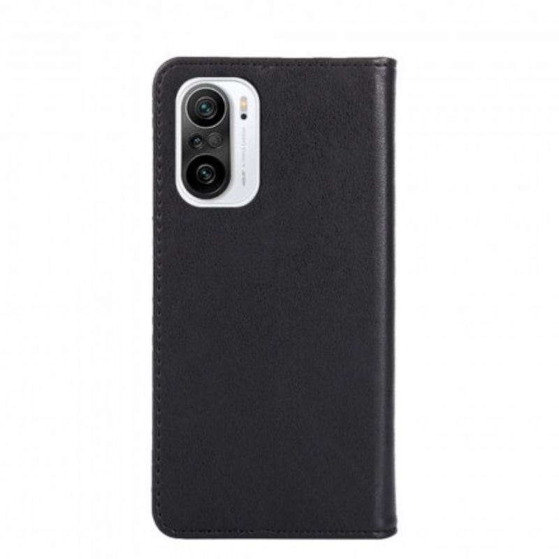 Cover Xiaomi Mi 11i 5G / Poco F3 Flip Cover Nittelæderstil