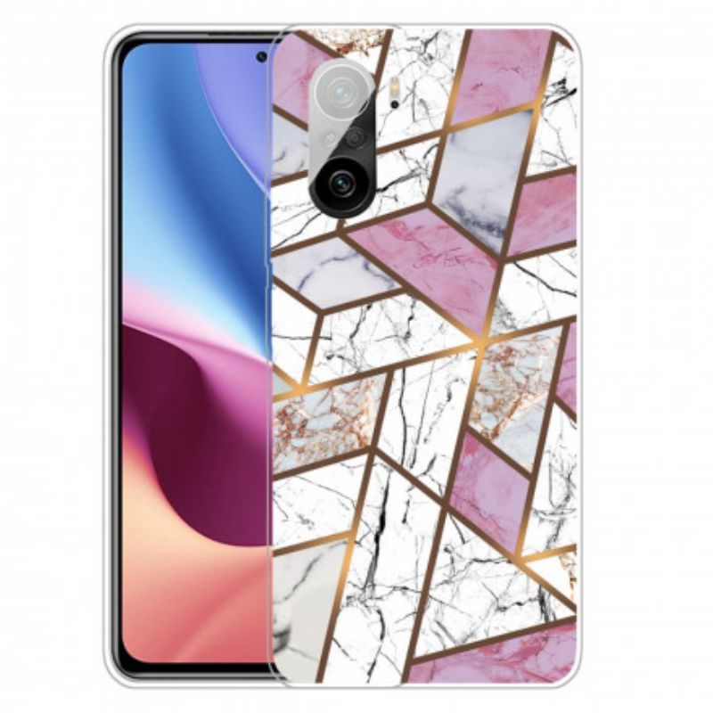 Cover Xiaomi Mi 11i 5G / Poco F3 Geometrisk Marmor