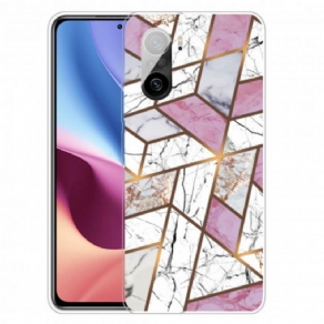 Cover Xiaomi Mi 11i 5G / Poco F3 Geometrisk Marmor