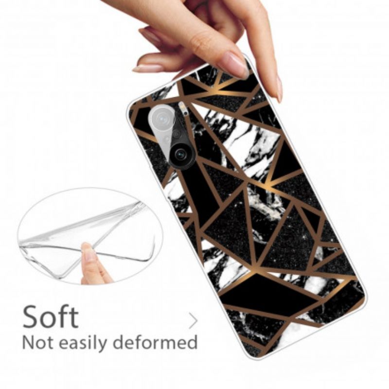 Cover Xiaomi Mi 11i 5G / Poco F3 Geometrisk Marmor